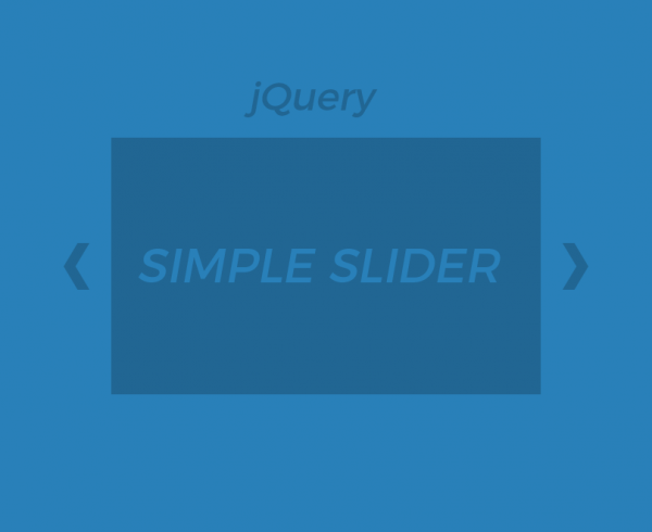 How to create simple slider with jQuery