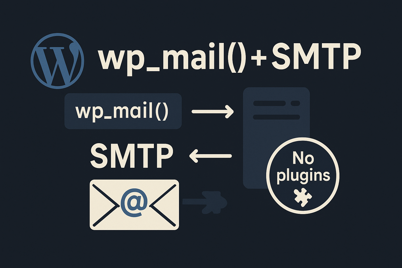 How to configure WordPress SMTP without plugin